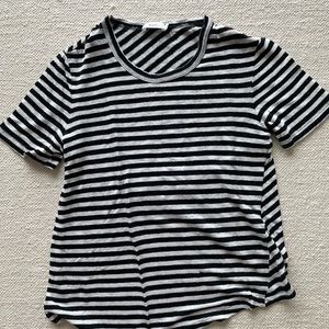 A.L.C striped linen t shirt